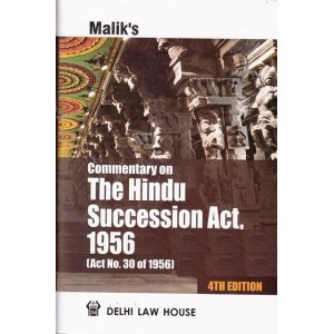 Malik's Commentary on The Hindu Succession Act, 1956 | Delhi Law House